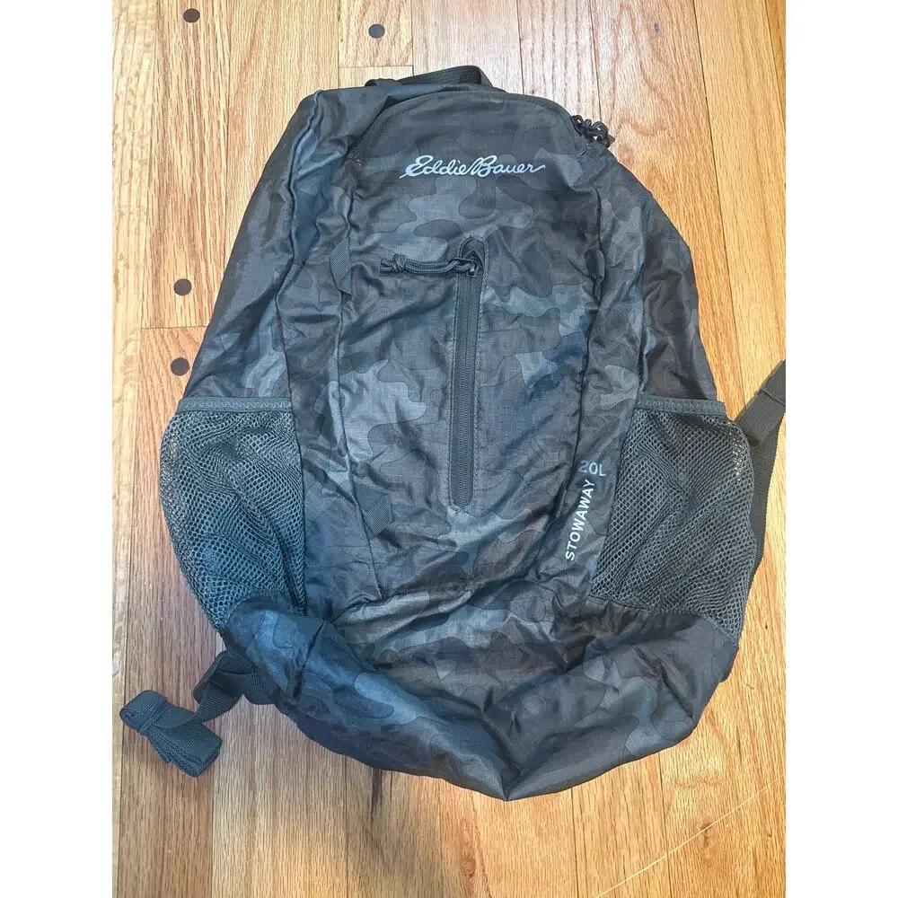 NEW Eddie Bauer Stowaway 20L Packable Daypack Hiking Travel Backpack
